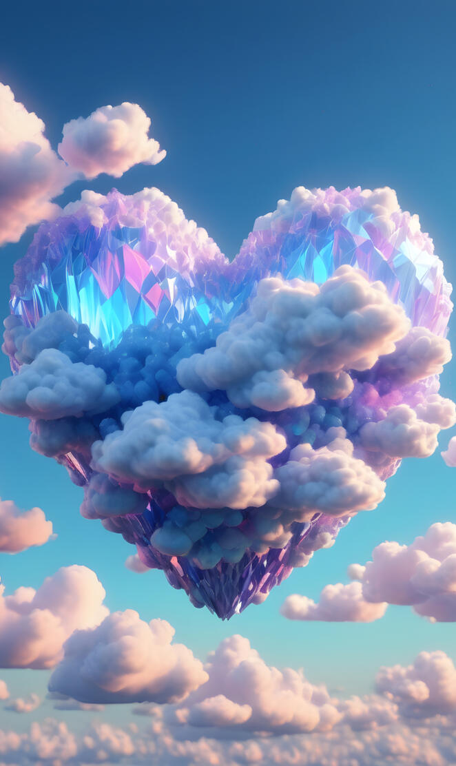 holographic heart prism