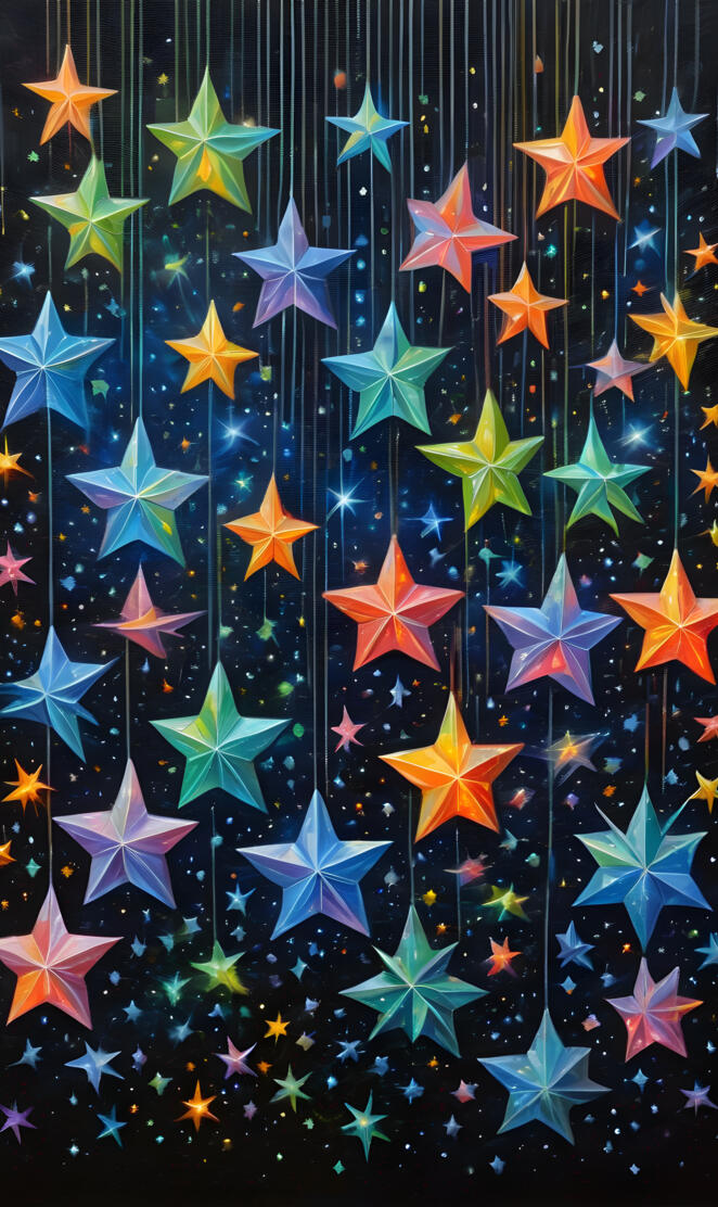 Colorful Star Shower's