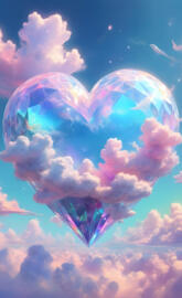 holographic prism heart 2