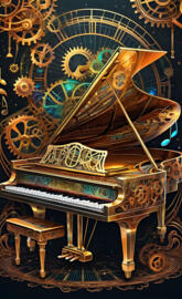 steam punk piano