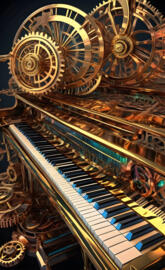 steam punk piano