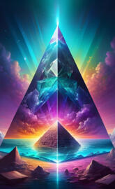 somewhere out there prismatic pyramid