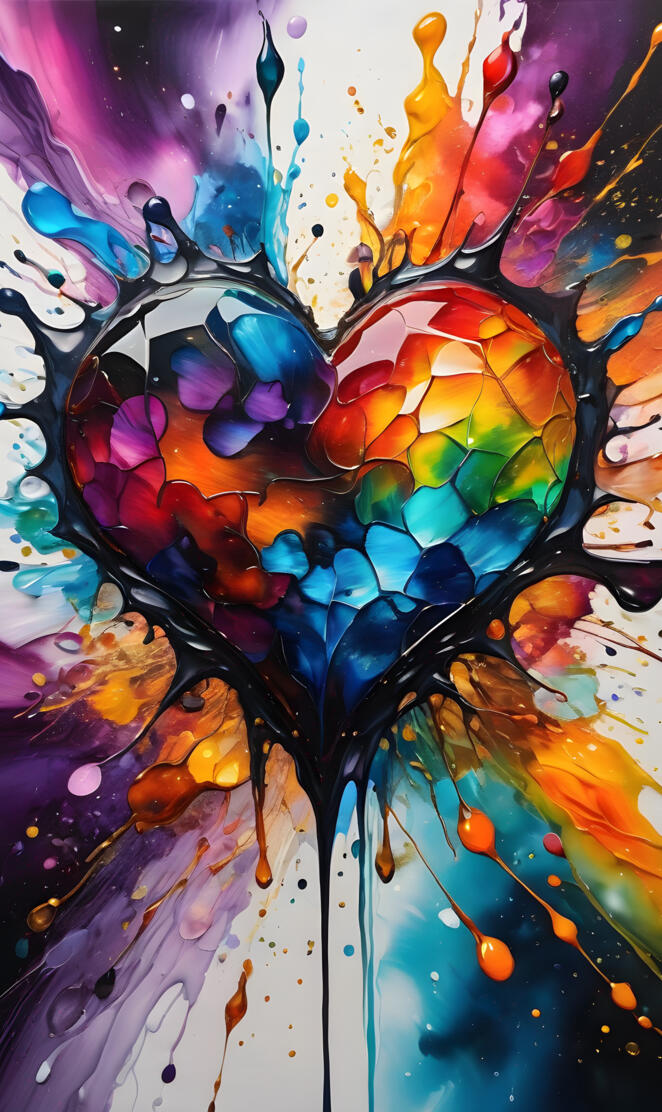prismatic heart