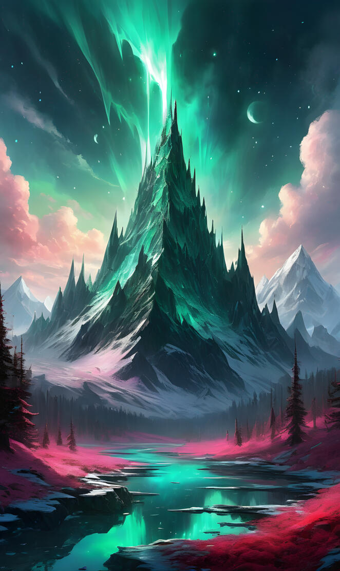 The Obsidian Mountains scraped the sky