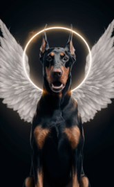Doberman angel