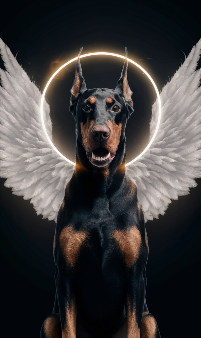Doberman angel