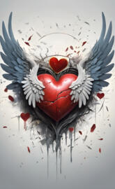 My broken heart for somebody in heaven