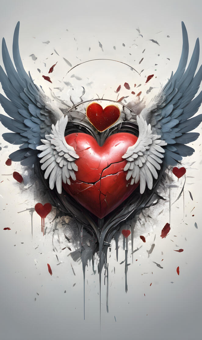 My broken heart for somebody in heaven