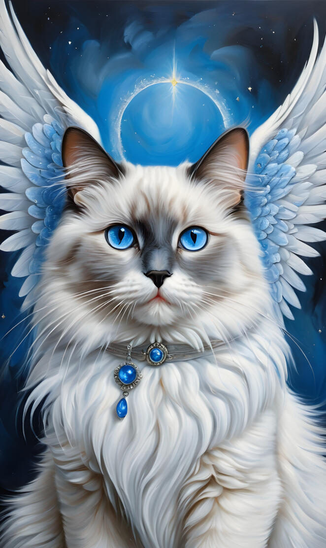 Heavenly Blue Ragdoll Cat