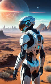 A Halo type scene on Mysterious planet