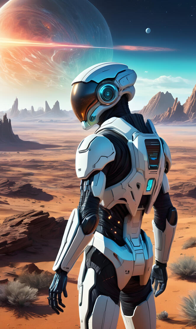 A Halo type scene on Mysterious planet