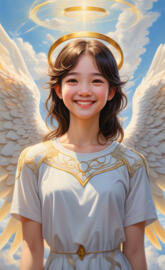 Angel smile