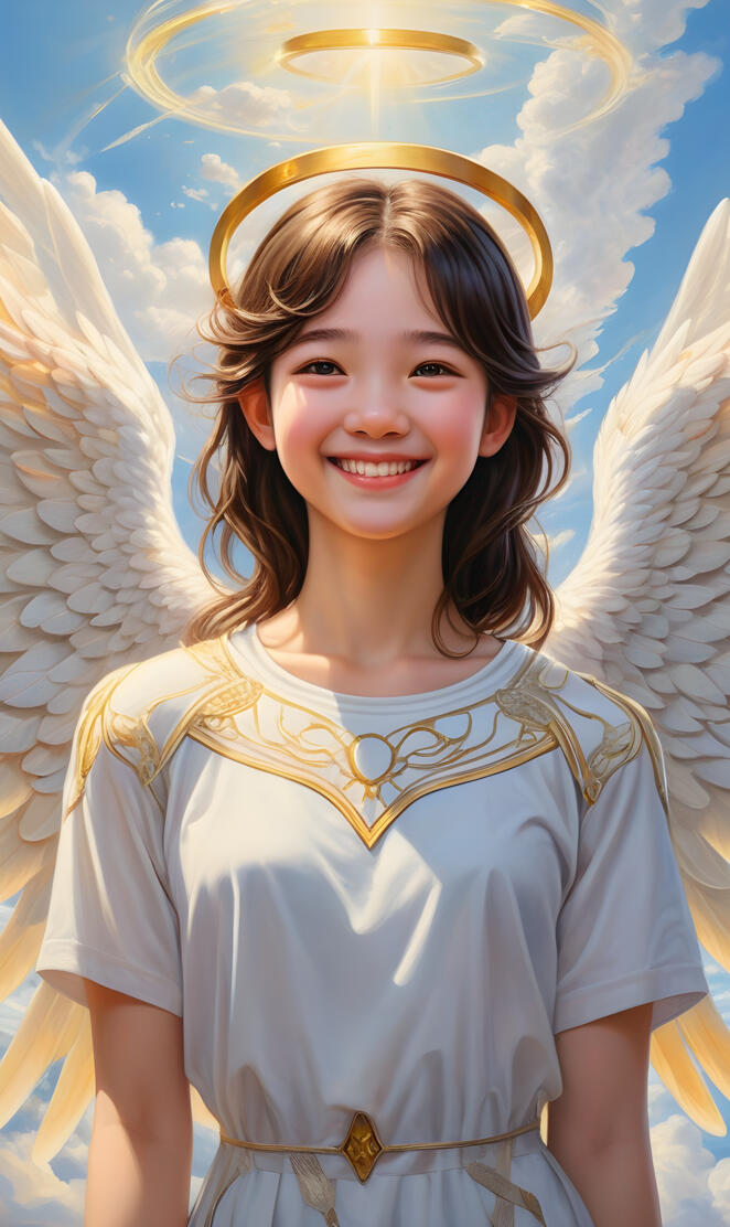 Angel smile