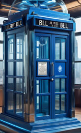 See Through Glass Liberty Bell TARDIS