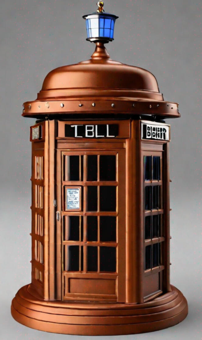 Cinnamon Brown Liberty Bell TARDIS