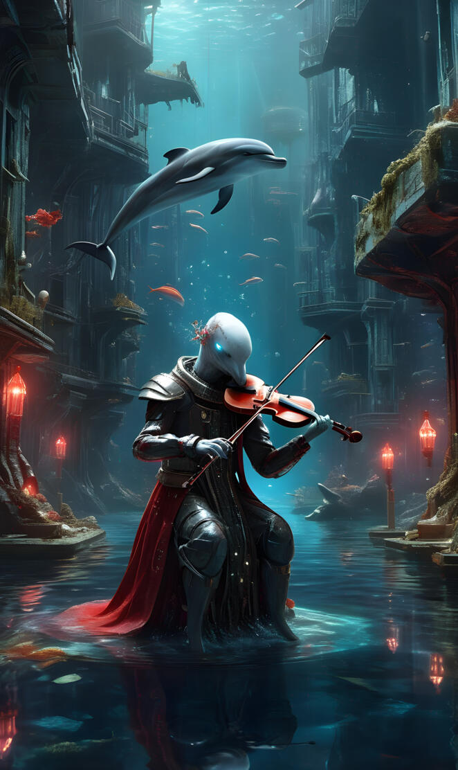 Bletal, Playing the fiddle at the Aquatica Dome