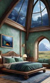 Bedroom with a view