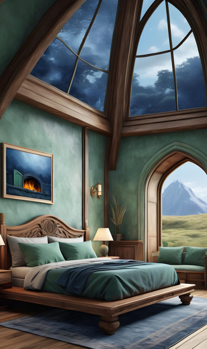 Bedroom with a view