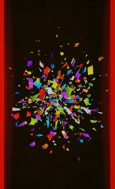 S7 edge Red Confetti