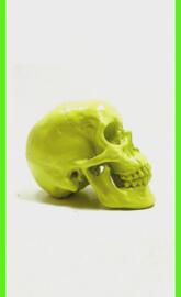 S7 edge Green Skull