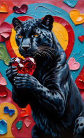 black jaguar background pattern