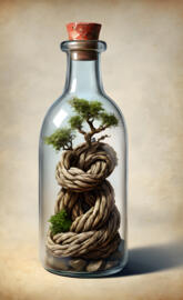knot in a bottle. /;-)