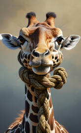 giraffe neck is knot