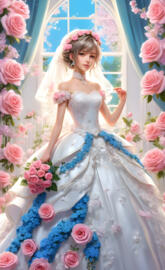 forget me not wedding dress