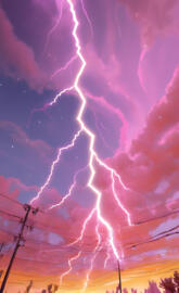 a pink and blue sky with clouds