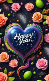 a cake with a message