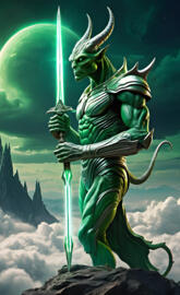 Drexgoroth's Dual Wielded Laser Lances