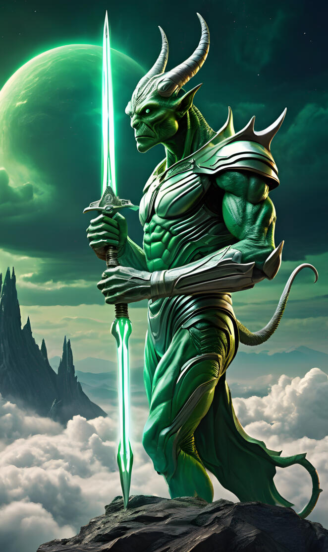 Drexgoroth's Dual Wielded Laser Lances