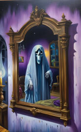 a painting in a frame