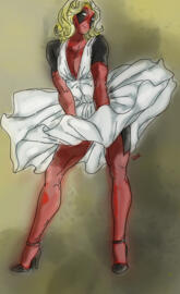 Deadpool Pin Up