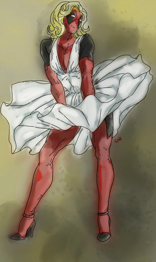 Deadpool Pin Up