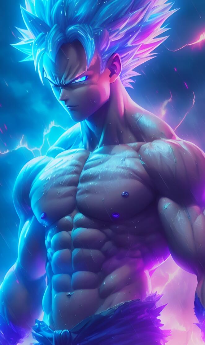 GOKU REALISTA DBZ ARTE