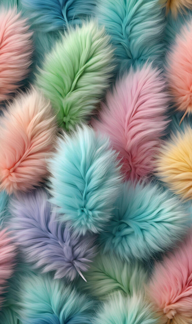 fluffy feathers