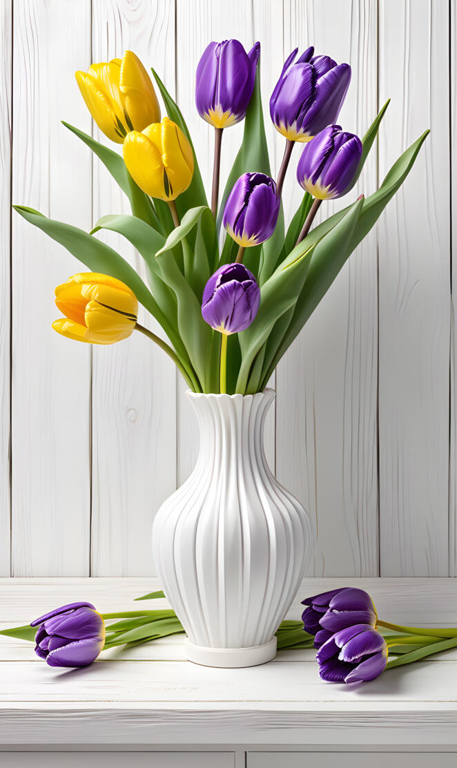 purple and yellow flower