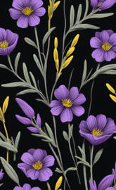 simple purple flower