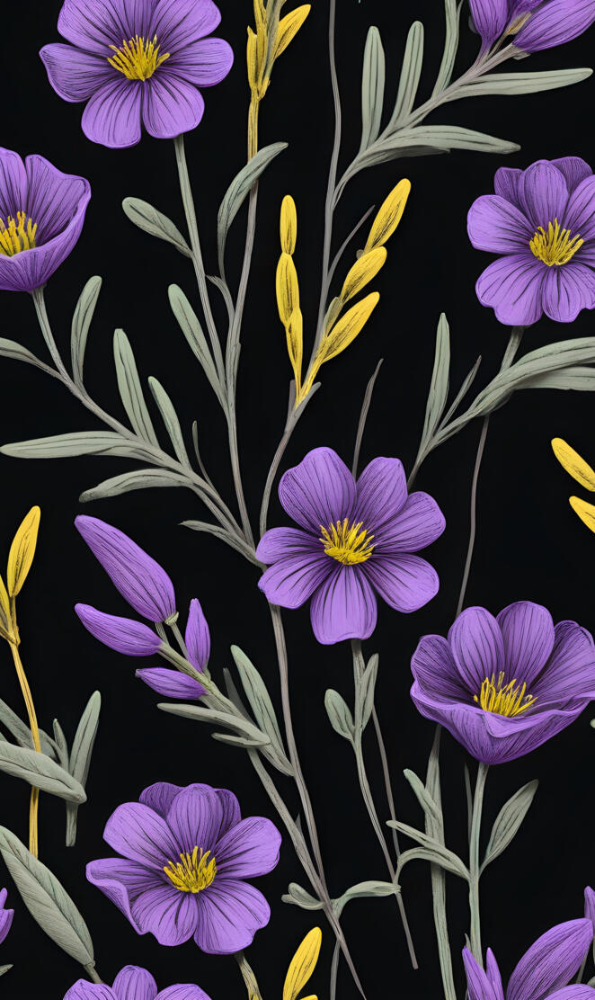 simple purple flower