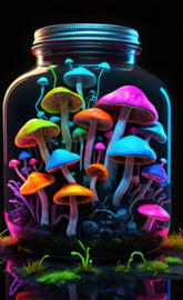 trippy mushrooms