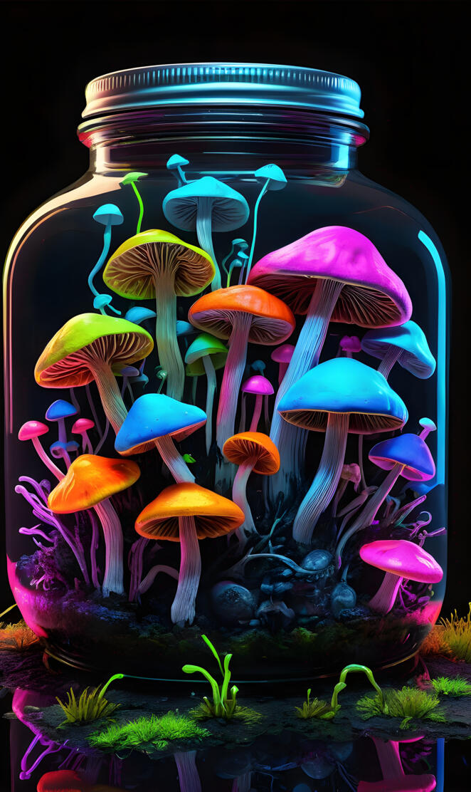 trippy mushrooms