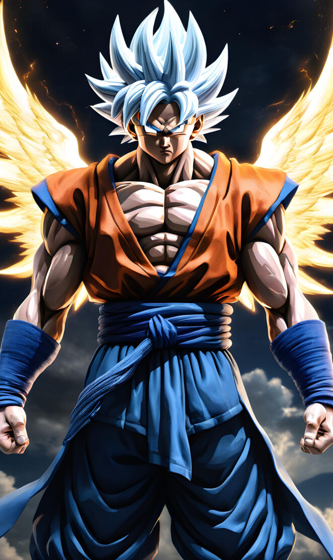 Arch Angel Ultra Instinct Omni God Goku.