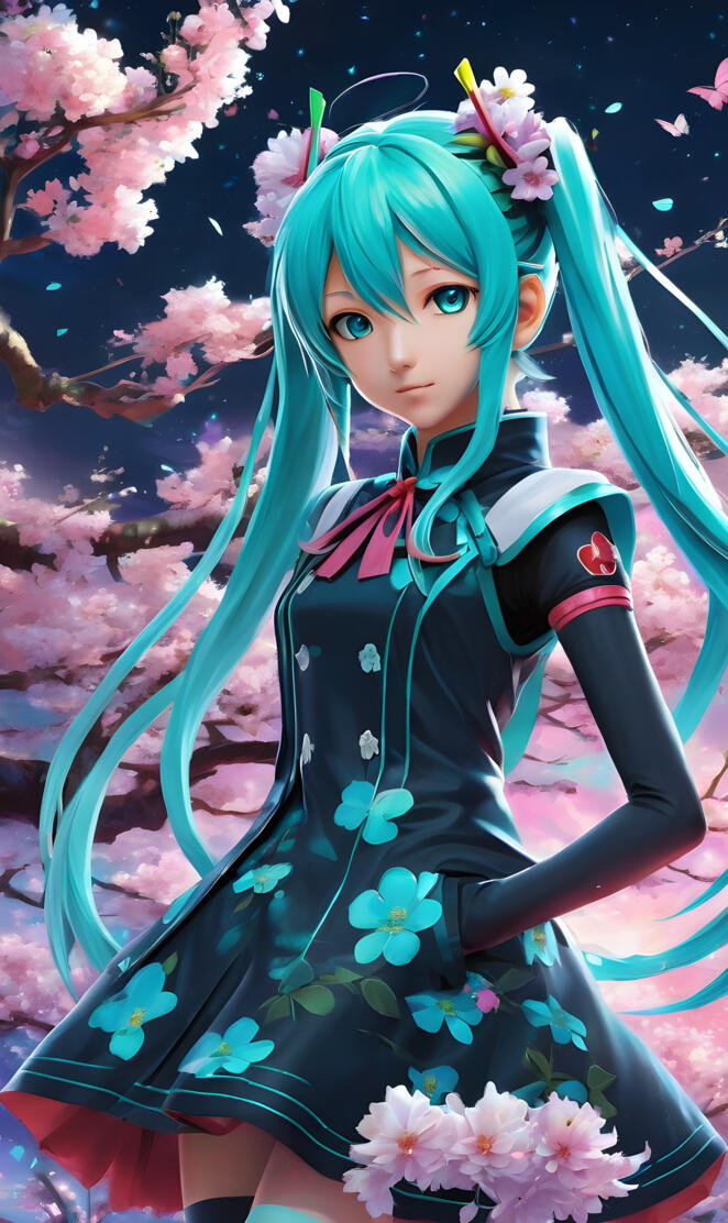 Hatsune Miku, femme