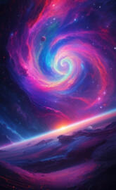 Cosmic Swirl - Galaxy Spiral