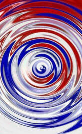Red, White, Blue Spiral