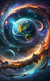 Earth in an Intergalactic Time Warp