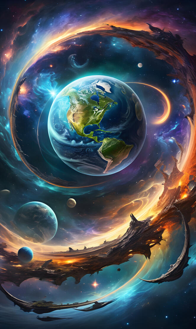 Earth in an Intergalactic Time Warp