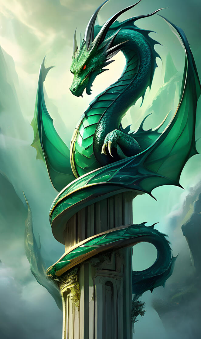 Pride of a mythical beast