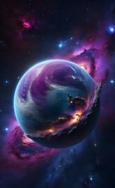 Devastation on a planet